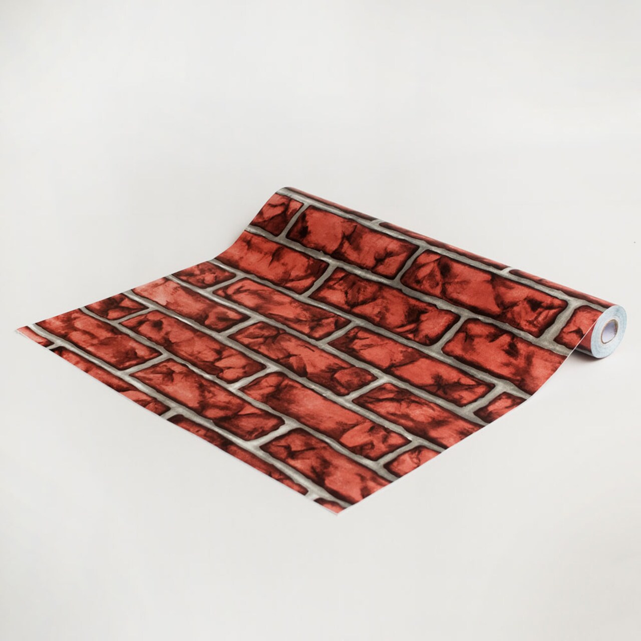 Self-Adhesive Vinyl Wallpaper Brick Designs 17.7"x394" Peel and Stick